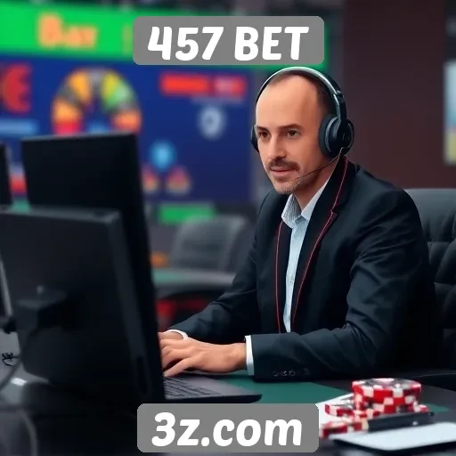 Suporte ao cliente no site 457 BET